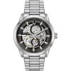Bulova Mens Classic Sutton Automatic Stainless Steel Bracelet Watch(Silver-Tone/Black dial)