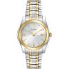 Bulova Men’s Classic Two-Tone Stainless Steel 3-Hand Date Quartz Watch, 38mm Style: 98H18