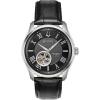 Bulova Men’s Classic Wilton 3-Hand 21-Jewel Automatic Watch, 60 Hour Power Reserve, Luminous Hands, Open Aperture, Roman Numeral Markers Domed Sapphire Crystal, 43mm