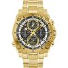 Bulova Men’s Icon High Precision Quartz Chronograph Watch, Curved Mineral Crystal(Gold Tone)