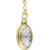 Bulova Classic Pocket Watch 3-Hand Date Quartz Gold Stainless Steel, White Dial with Detachable Chain Style: 97B241