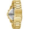 Bulova Men’s Dress Classic 6-Hand Chronograph Quartz Gold Stainless Steel Watch, 24 Hour Time, Calendar, 42mm, Style:97B119