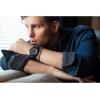 Bulova Men’s Maquina Sport Black Ion-Plated Stainless Steel Case, 6-Hand Chronograph Quartz Watch with Matte Black Silicone Strap, Sapphire Crystal, Blue Strap/Blue Accents