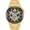 Bulova Men’s Classic Maquina Automatic Open Aperture Watch(Gold Tone)