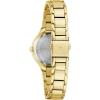 Bulova Ladies Quartz Classic, Stainless Steel Case & Mother-of-Pearl Dial(Gold-Tone & Black Mother-of-Pear Dial)