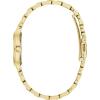 Bulova Ladies Quartz Classic, Stainless Steel Case & Mother-of-Pearl Dial(Gold-Tone & Black Mother-of-Pear Dial)