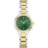 Bulova Ladies Quartz Classic, Stainless Steel Case & Mother-of-Pearl Dial(Two-Tone & Green Mother-of-Pearl Dial)
