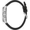 Bulova Marine Star Quartz Mens Watch, Stainless Steel with Black Leather and Silicone Strap, Silver-Tone (Model: 96B337)