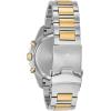Bulova Men’s Marine Star Chronograph Quartz Two Tone Gold Stainless Steel Watch, Blue, Calendar, Luminous, 43mm Style: 98B230