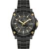 Bulova Men’s Icon High Performance Quartz Black Ion Plated Stainless Steel Watch, 3-Hand, Chronograph, Curved, Black Dial, Sapphire Crystal Style: 98B408