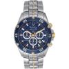 Bulova Men’s Marine Star Two-Tone Stainless Steel Chronograph Quartz Watch, Blue Dial Style: 98H37