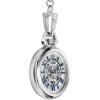 Bulova Men’s Classic Sutton Automatic Pocket Watch, 3-Hand Stainless Steel Dial with Detachable Chain, Style:96A304