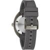 Bulova Men’s Oceanographer Snorkel GMT Automatic Grey Ion Plated Stainless Steel Case Watch, Black and White Unidirectional Rotating Bezel, Gray Silicone Strap, White Dial Style:98B407