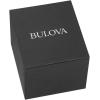 Bulova Men’s Precisionist 3-Hand Calendar Stainless Steel with Black Leather Strap and Blue Dial Style: 96B257