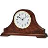 Bulova Chandler Lighted Mantel Clock, Model B1853 | Elegant Design | Illuminated Dial | Quartz Movement | Cherry Wood Finish | Battery Operated