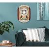 Bulova Fantastic Strike & Chime Wall Clock, Gold (C4902)