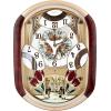 Bulova Fantastic Strike & Chime Wall Clock, Gold (C4902)