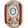 Bulova Fantastic Strike & Chime Wall Clock, Gold (C4902)