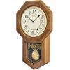 Bulova Thomaston Golden Mantel Clock, Model C3545 | Elegant Design | Gold-Tone Finish | Quartz Movement | Decorative Dial | Battery Operated