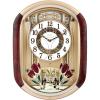 Bulova Fantastic Strike & Chime Wall Clock, Gold (C4902)