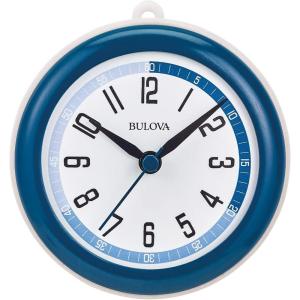 Bulova Shower Wall Clock, Model C4882 | Waterproof Design | Suction Cup Mount | Temperature Display | Easy-to-Read Digital Display