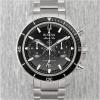 Bulova Men’s Marine Star Series C Stainless Steel 6-Hand Chronograph Quartz Watch, Black Dial Style: 96B272