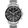 Bulova Men’s Marine Star Series C Stainless Steel 6-Hand Chronograph Quartz Watch, Black Dial Style: 96B272