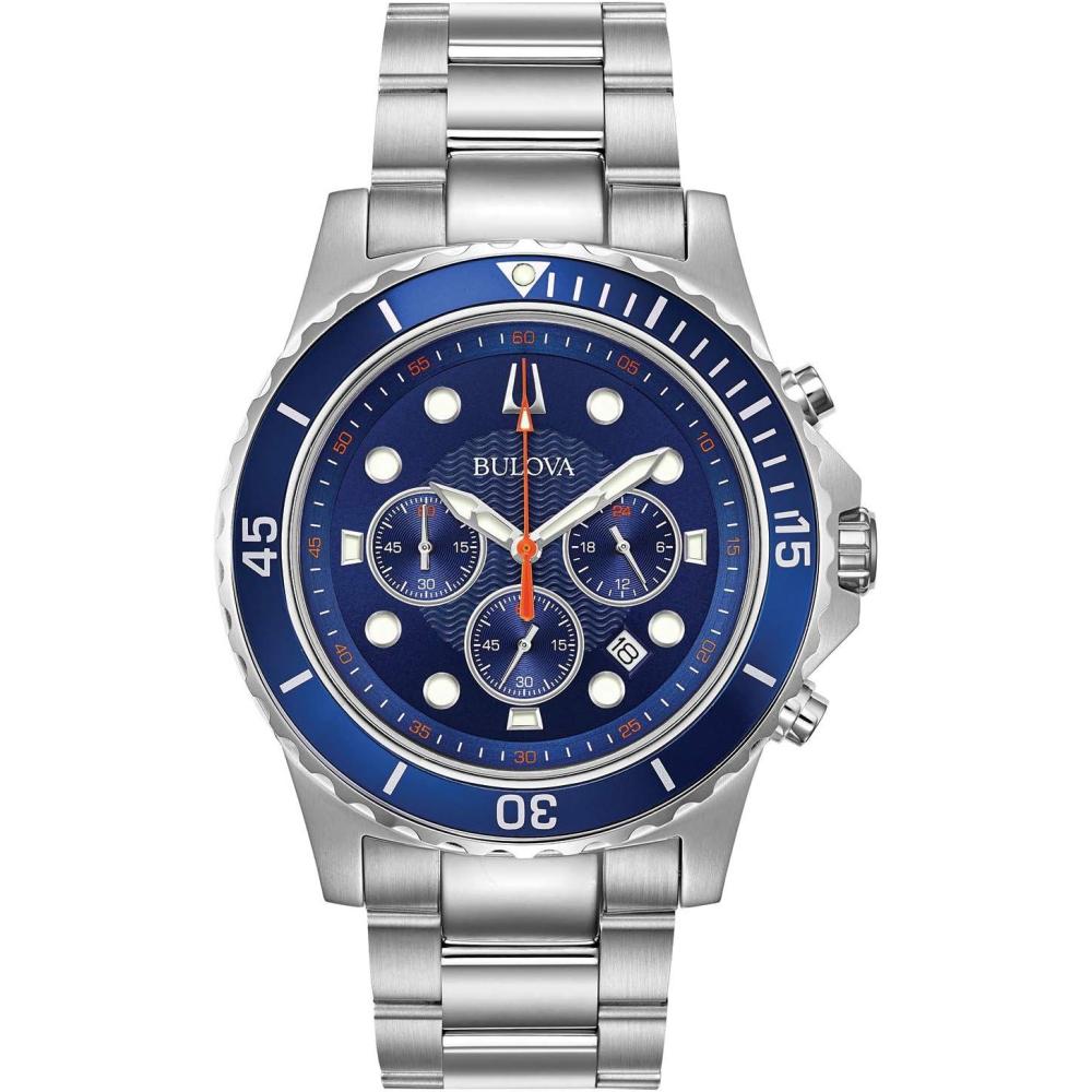 imageBulova Classic Chronograph Mens Stainless SteelSilver Tone
