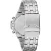 Bulova Men’s Classic Sport Stainless Steel 6-Hand Chronograph Quartz Watch(Silver Tone/Black Dial)