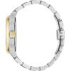 Bulova Men’s Classic Wilton Two Tone Stainless Steel 3-Hand Watch, Silver White Dial, Style:98B391
