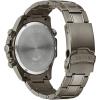 Bulova Men’s Marine Star Chronograph Watch, 43mm(Grey Ion-Plated/ Red Dial)
