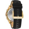 Bulova Precisionist Chronograph Mens Watch, Stainless Steel with Black Nylon Strap, Gold-Tone Model: 97B178