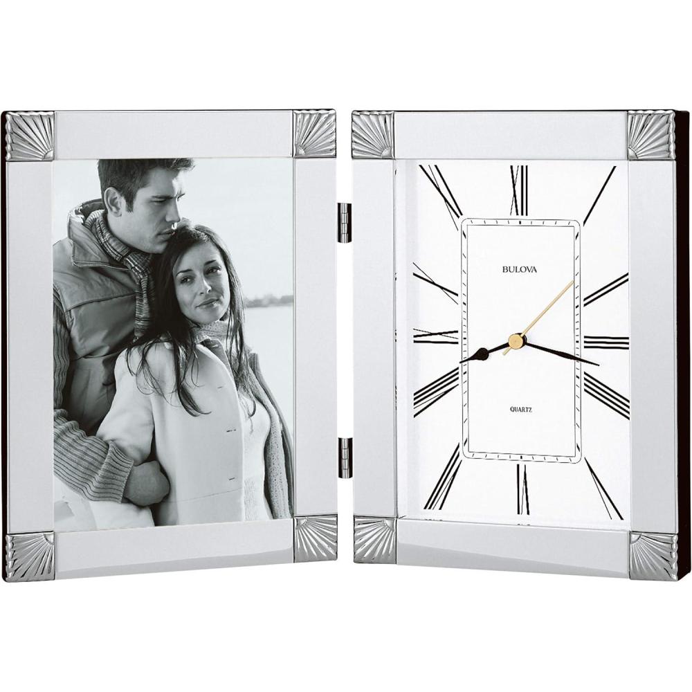 imageBulova B1254 Ceremonial Picture Frame Clock