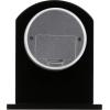 Bulova B5010 Ebony Crystal Desk Clock, Black