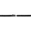 Bulova Jewelry Men’s Classic Black Ruthenium Plated Sterling Silver Tennis Bracelet with 5mm Black Spinel(8.5 inches)
