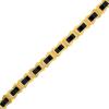 Bulova Men’s Jewelry Icon Stainless Steel and Black Ceramic(Gold Tone)