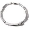 Bulova Mens Precisionist Stainless Steel Tuning Fork Chain Link ID Bracelet(Black Diamond)