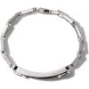 Bulova Mens Precisionist Stainless Steel Tuning Fork Chain Link ID Bracelet(White Diamond)
