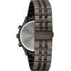 Caravelle Men’s Dress 6-Hand Chronograph Quartz Gunmetal Ion Plated Stainless Steel Watch, Gray Dial, 44mm Style: 45A141