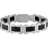 Bulova Men’s Jewelry Icon Stainless Steel and Black Ceramic(Stainless Steel)