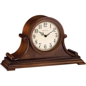 Bulova B1514 Asheville Mantel Clock, Brown Cherry(Clock)