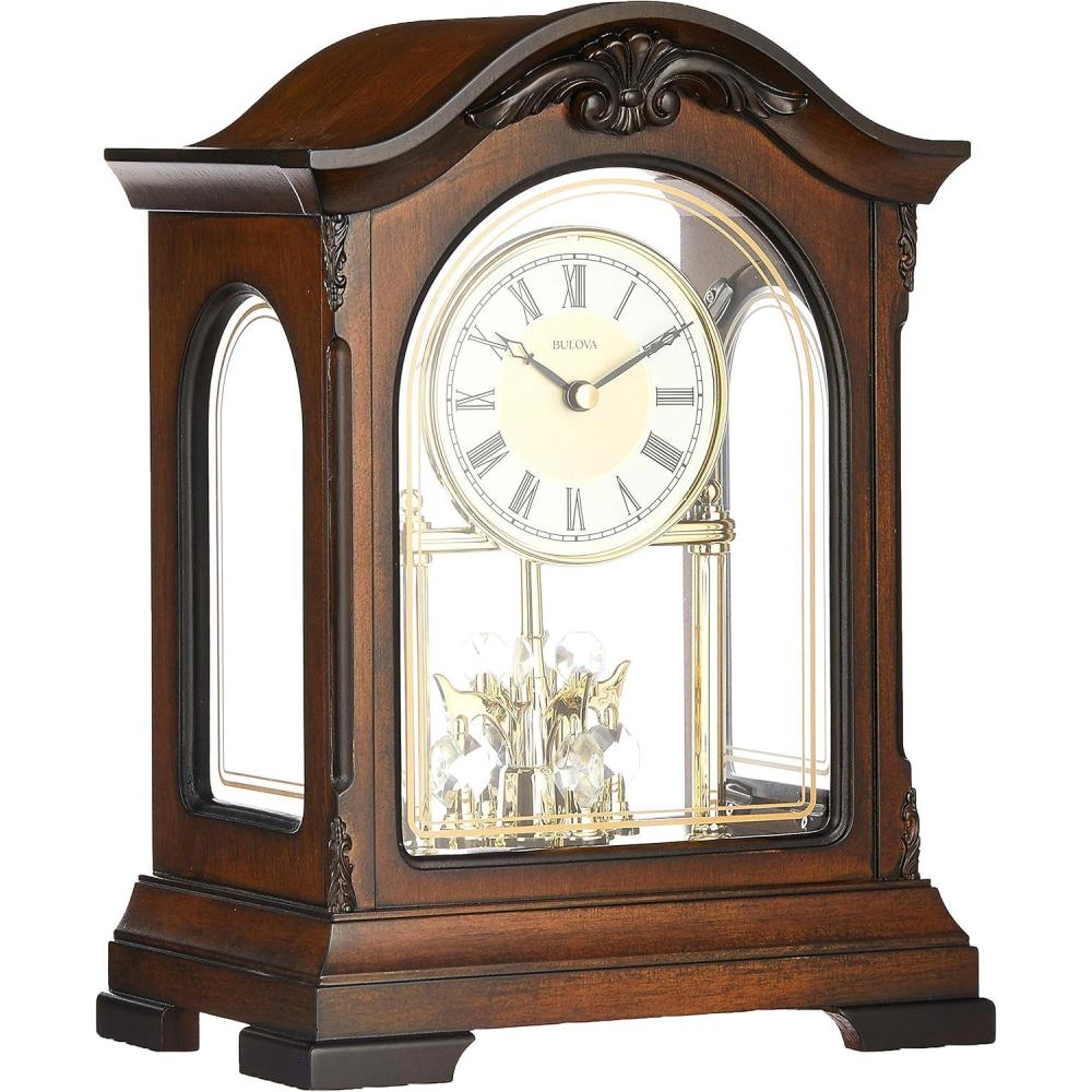 imageBulova B1845 Durant Chiming Clock WalnutChiming Clock