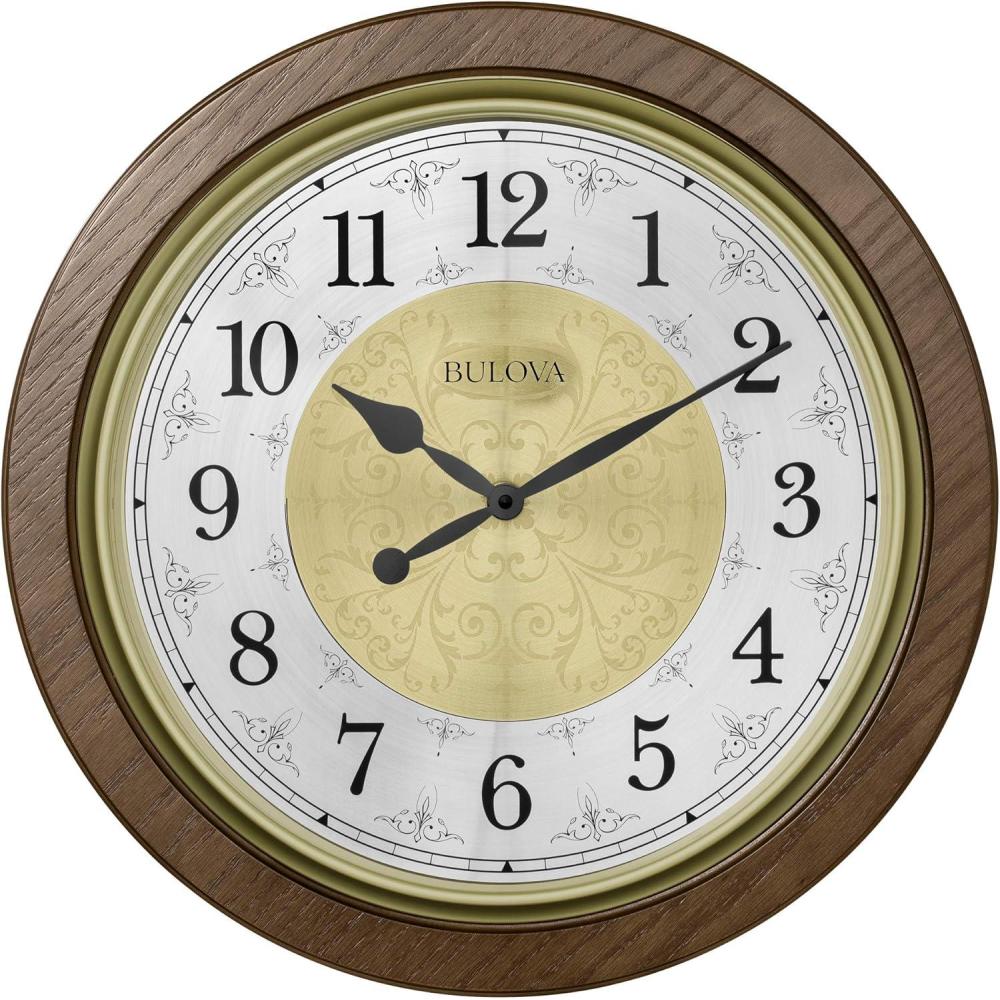 imageBulova C4115 Manchester Chiming Wall Clock