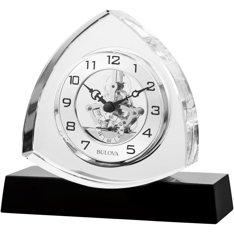 imageBulova Trident Clock Clocks B1706 Trident Clear