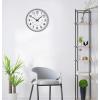 Bulova Atomic Analog Wall Clock Model C5003 Atomic Time 1, Sets Automatically, Quartz Battery