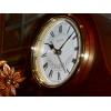 Bulova B1929 Bulova Annette I Chiming Mantel Clock, Model B1929 | Classic Mahogany Finish | Westminster Melody on The Hour | Battery Powered I Chiming Clock
