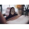 Bulova B1929 Bulova Annette I Chiming Mantel Clock, Model B1929 | Classic Mahogany Finish | Westminster Melody on The Hour | Battery Powered I Chiming Clock