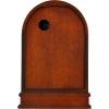 Bulova B7467 Hardwick Mantel Clock | Traditional Hardwood Case with Walnut Finish | Roman Numerals | Elegant Timepiece for Home or Office(Walnut Brown)