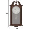 Bulova C1517 Saybrook Wall Clock, Brown Cherry