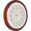 Bulova C4228 Reedham Wall Clock, 14″ Diameter, Walnut